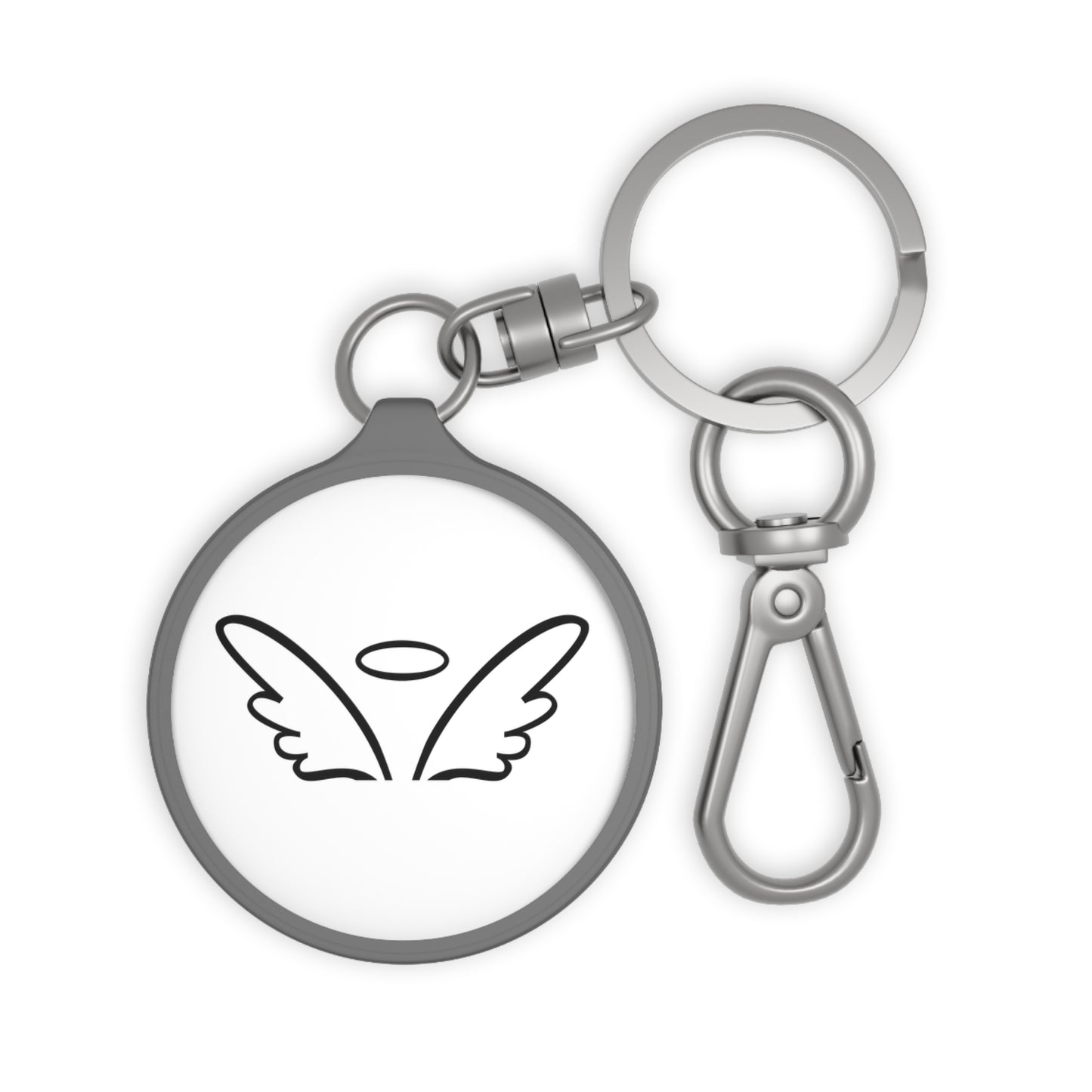 SCHUTZENGEL FLÜGEL TALISMAN • Edler Luxus Schlüsselanhänger mit Karabiner für Frauen & Männer