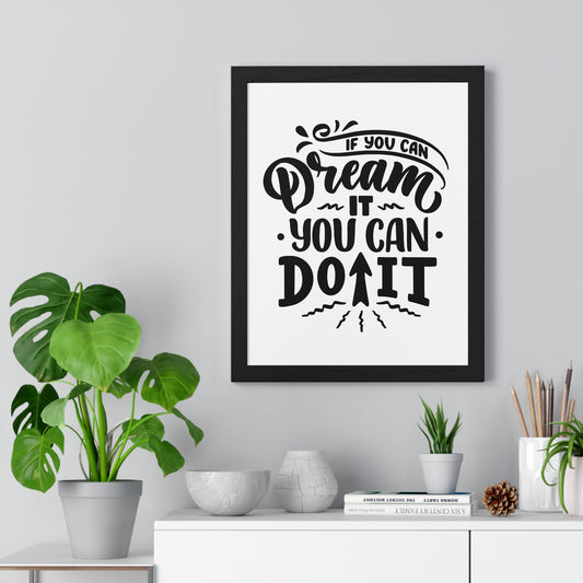 Vertical Framed Poster