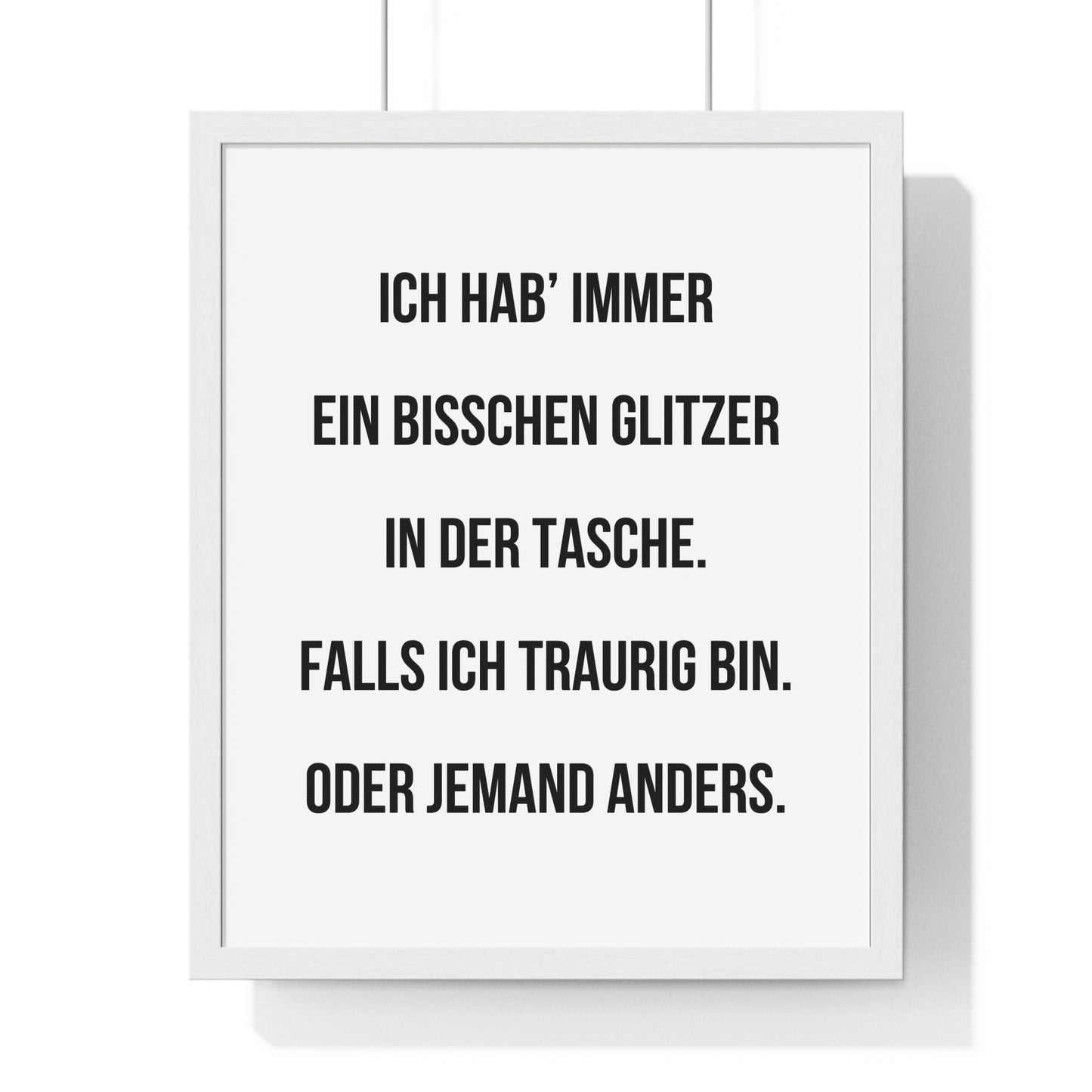 Vertical Framed Poster