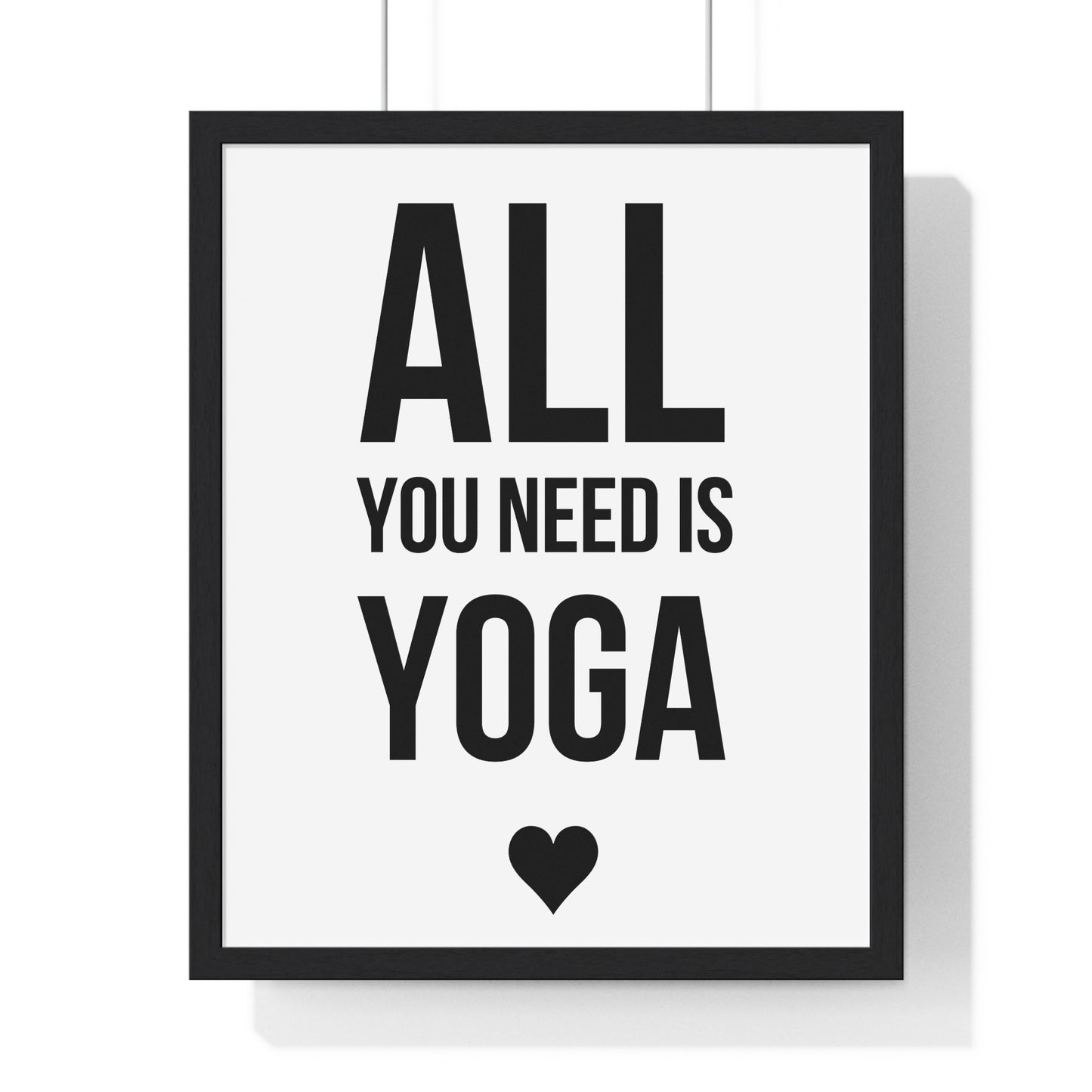 Vertical Framed Poster