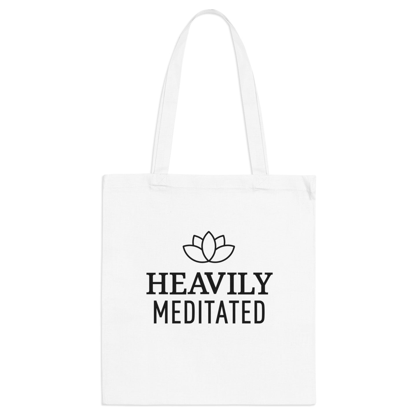 HEAVILY MEDITATED • Yoga Accessoire • Baumwolltasche Klein •  100 % Baumwolle 🌿 - YOGA SANTA