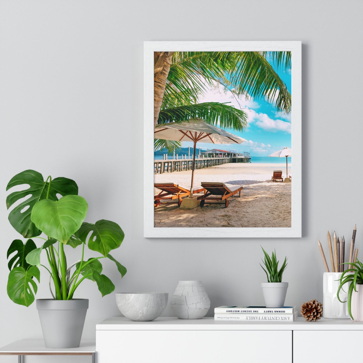 Vertical Framed Poster  • Urlaubsmotiv