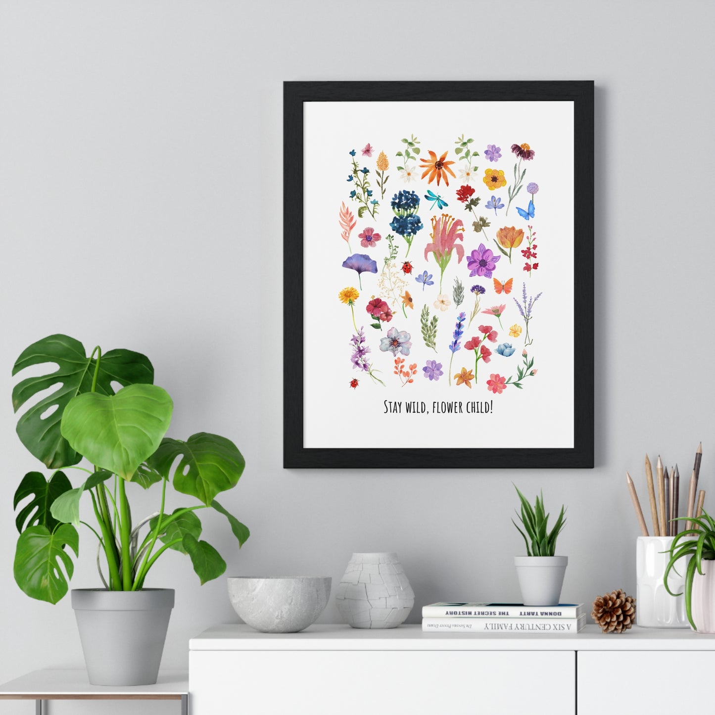 Vertical Framed Poster