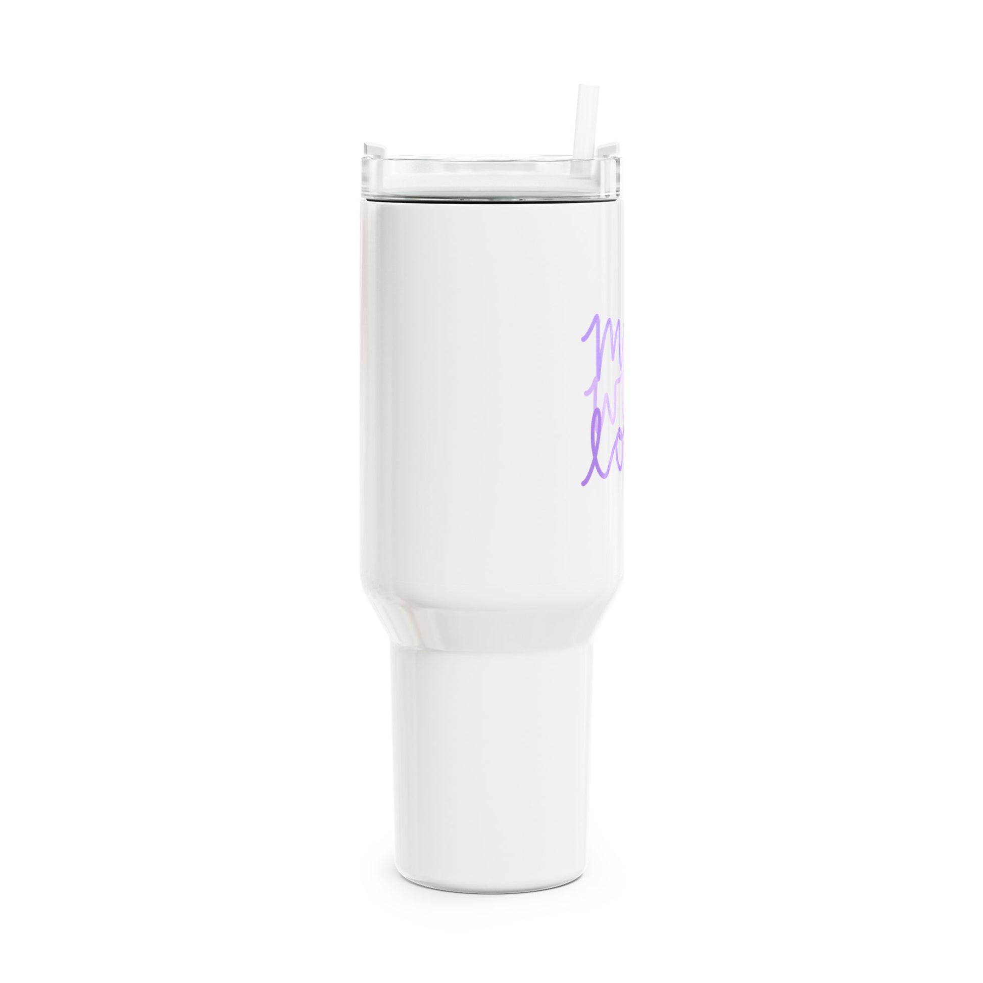 MADE WITH LOVE - MIT LIEBE GEMACHT• Tumbler mit Henkel & Strohhalm • XXL Reisebecher 1,2L - YOGA SANTA