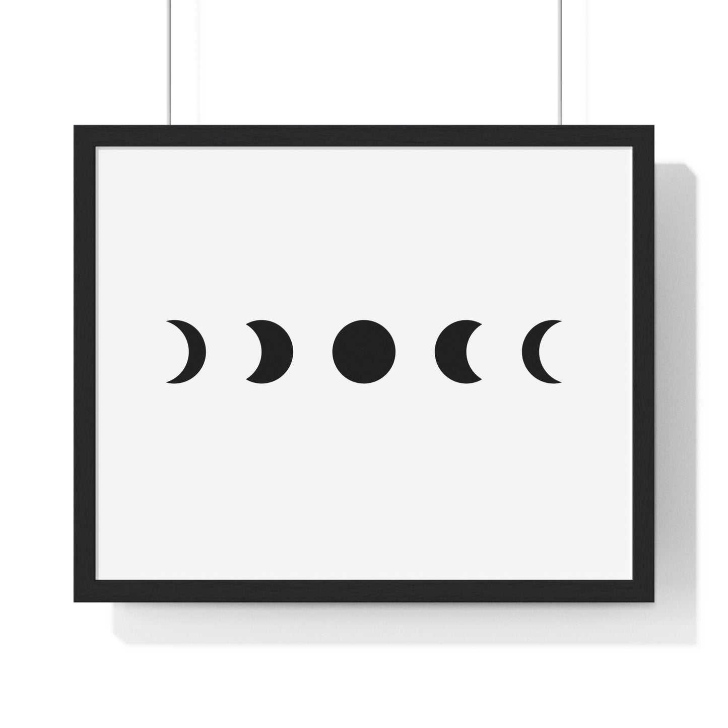 Horizontal Framed Poster 🌒 🌓 🌔 🌕 🌖 🌗 🌘