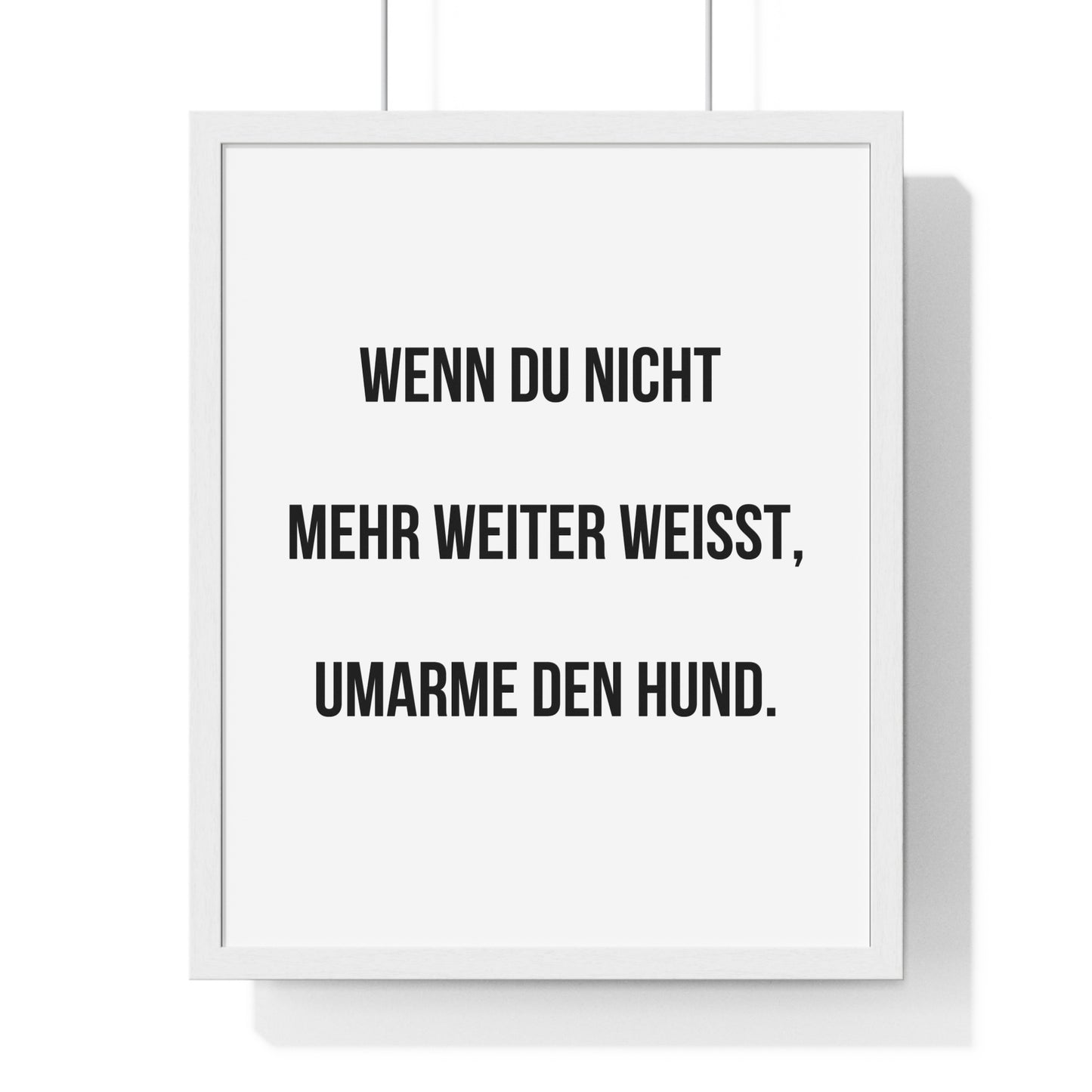 Vertical Framed Poster