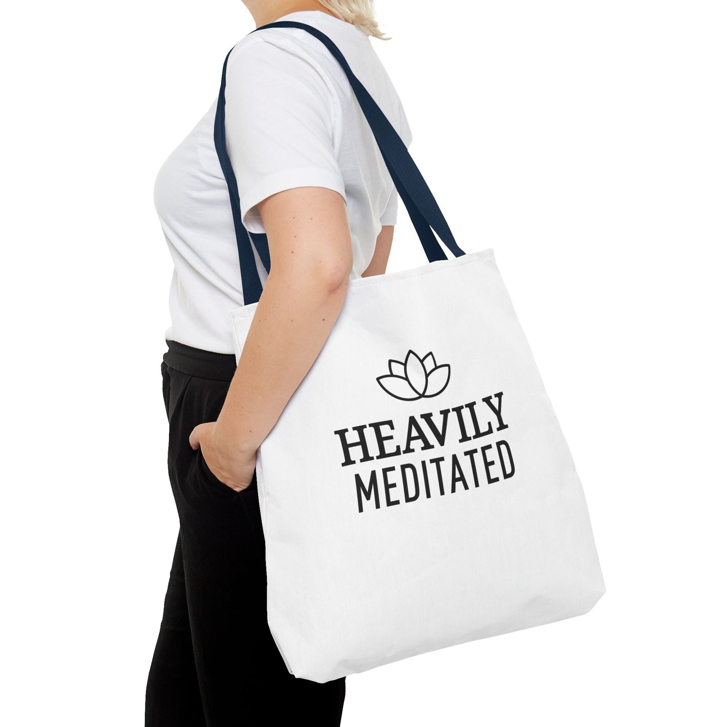 HEAVILY MEDITATED • Henkel Tragetasche • Extra Robust - YOGA SANTA