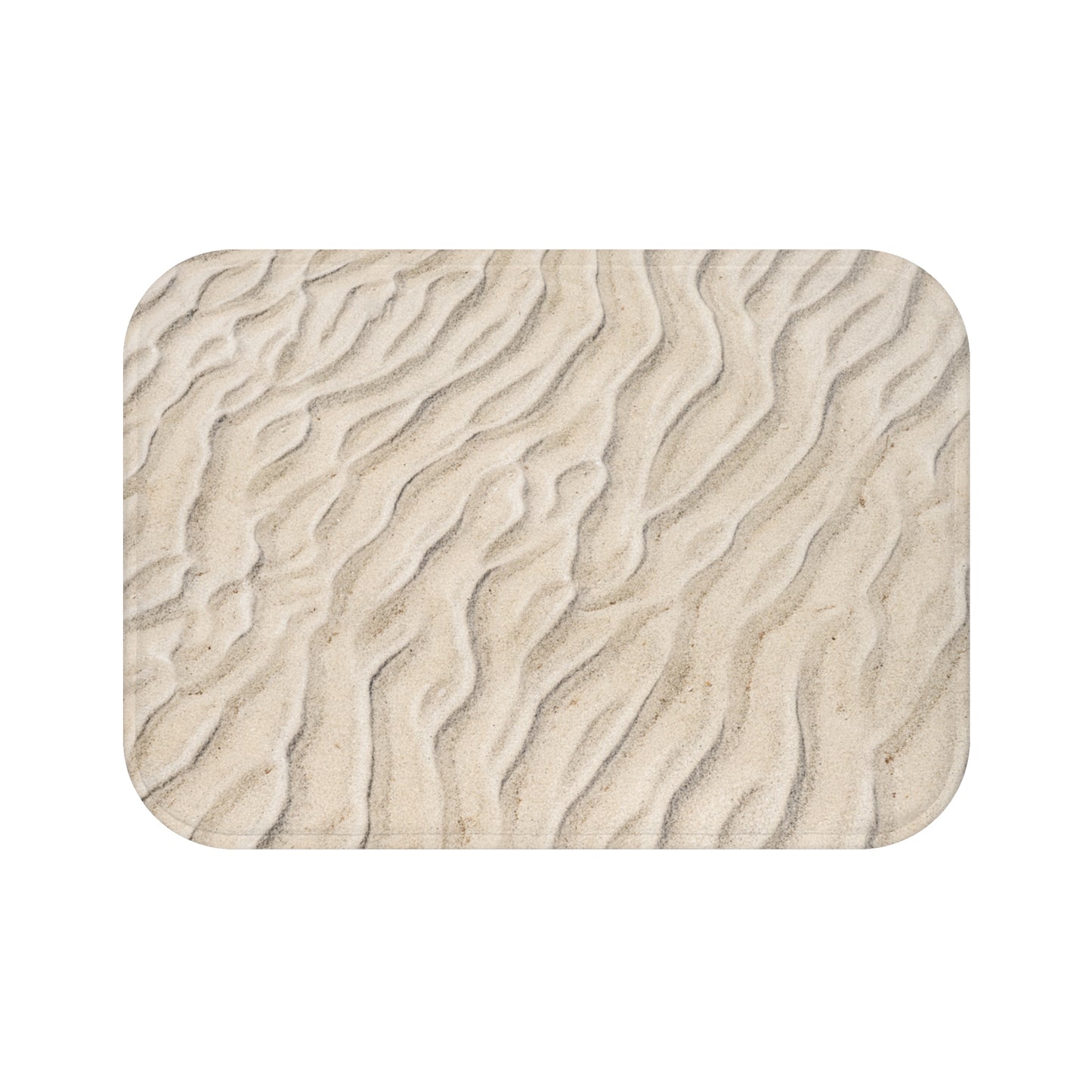 SANDSTRAND WELLEN MEER Optische Illusion • Badvorleger / Fussmatte / Badteppich EXTRA Weich • 43 x 61 cm & 53 x 86 cm