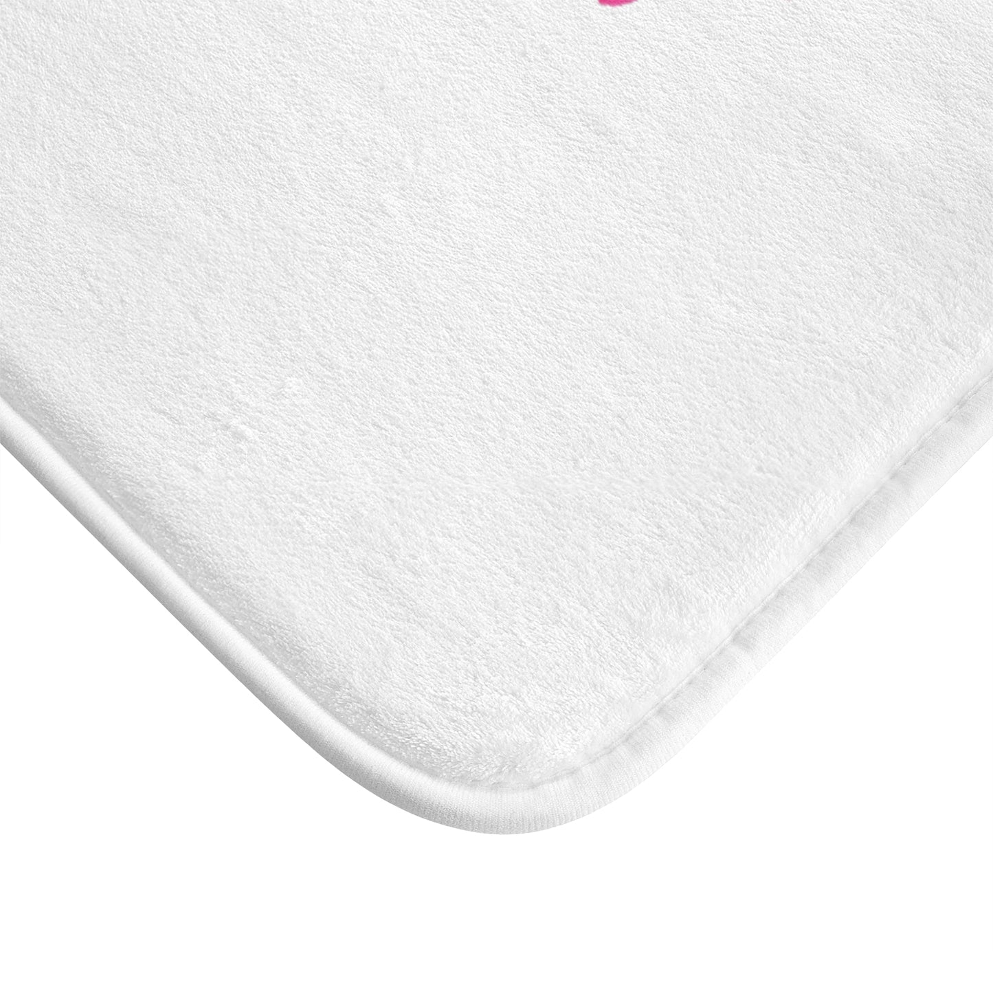 HERZ AUS PINKEN ROSEN BLÜTEN ROSA • Liebesbeweis Geschenk, LOVE Liebesbotschaft ❤️ • Badvorleger / Fussmatte / Badteppich EXTRA Weich • 43 x 61 cm & 53 x 86 cm