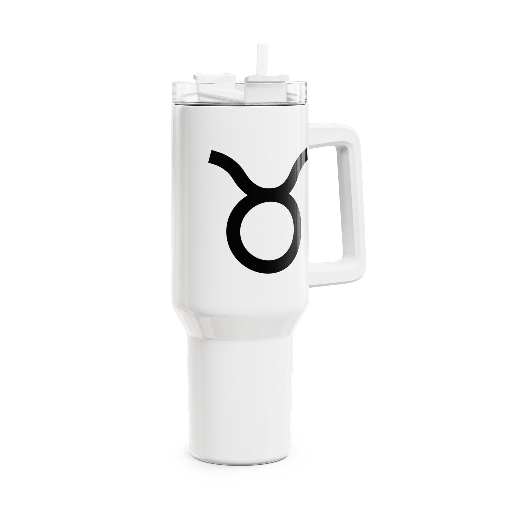STIER TAURUS Symbol Sternzeichen Tierkreiszeichen • Tumbler mit Henkel & Strohhalm • XXL Reisebecher 1,2L - YOGA SANTA