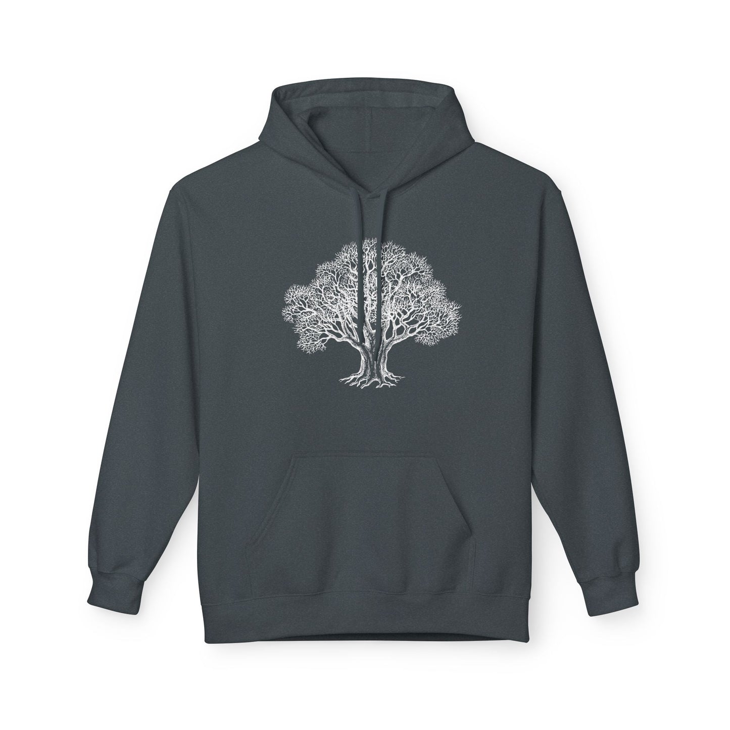BAUM HANDGEZEICHNET ÄSTHETISCH SCHÖN • Fitness Hoodie für Damen & Herren Kapuzenpullover • Baumwolle 🌿