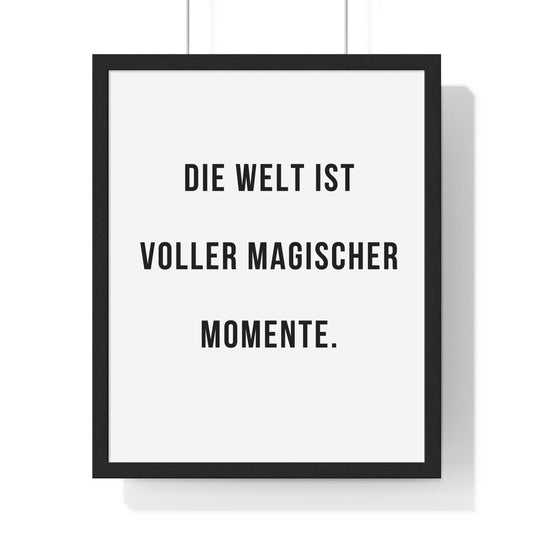 Vertical Framed Poster