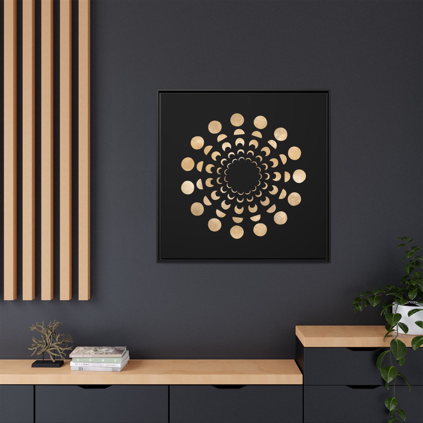 Matte Canvas, Framed (Multi-color)