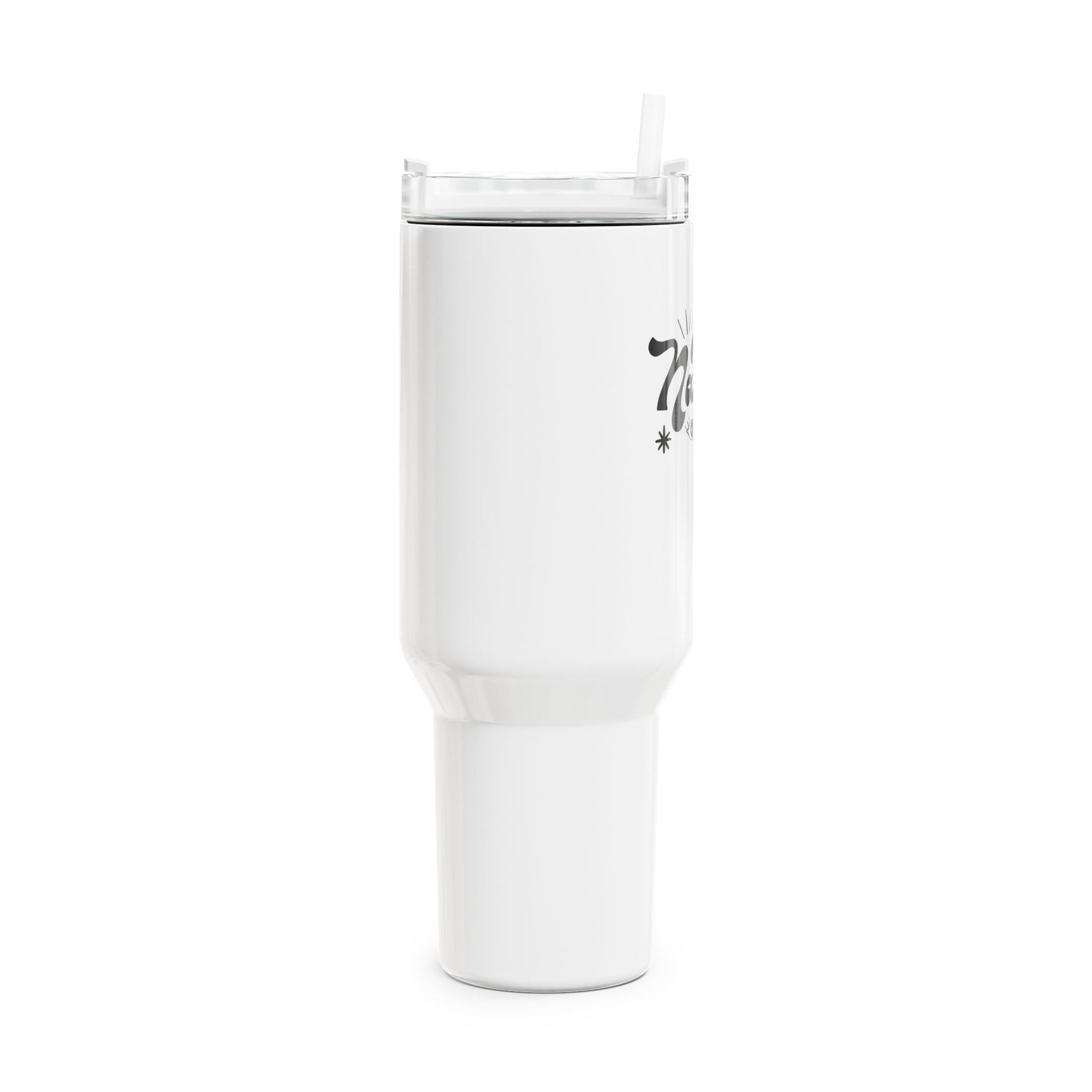 NAMASTE STERNE SPRUCH YOGA • Tumbler mit Henkel & Strohhalm • XXL Reisebecher 1,2L - YOGA SANTA