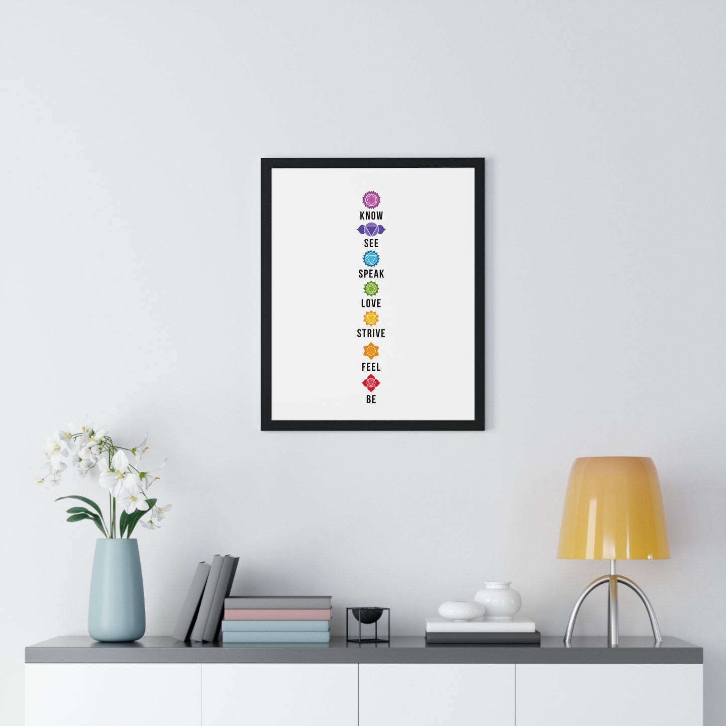 Vertical Framed Poster