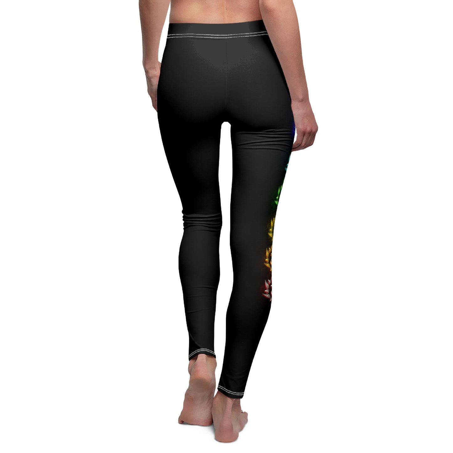 7 CHAKREN CHAKRA in BLUMEN FLORAL • Spirituelle Leggings für Sport & Alltag