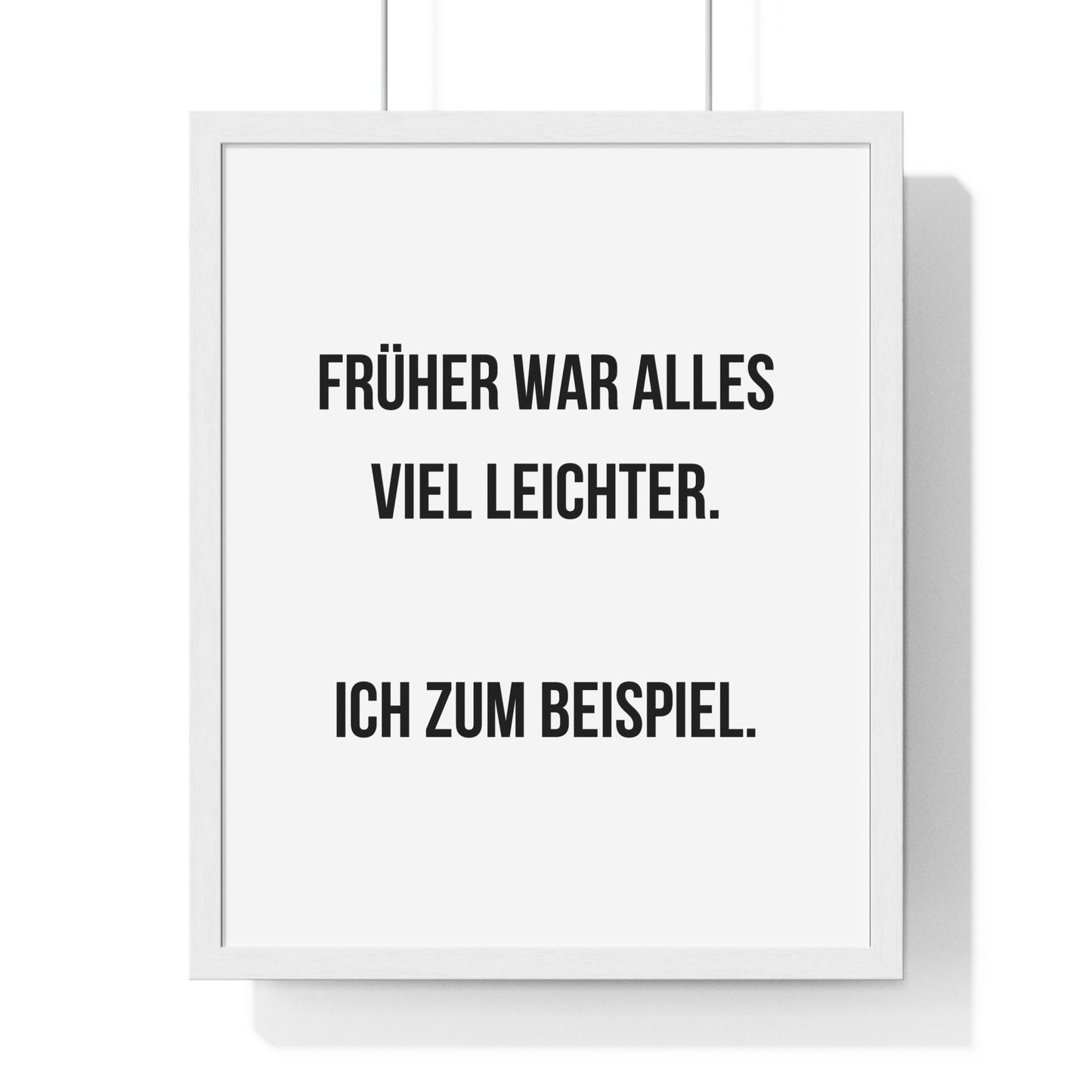 Vertical Framed Poster