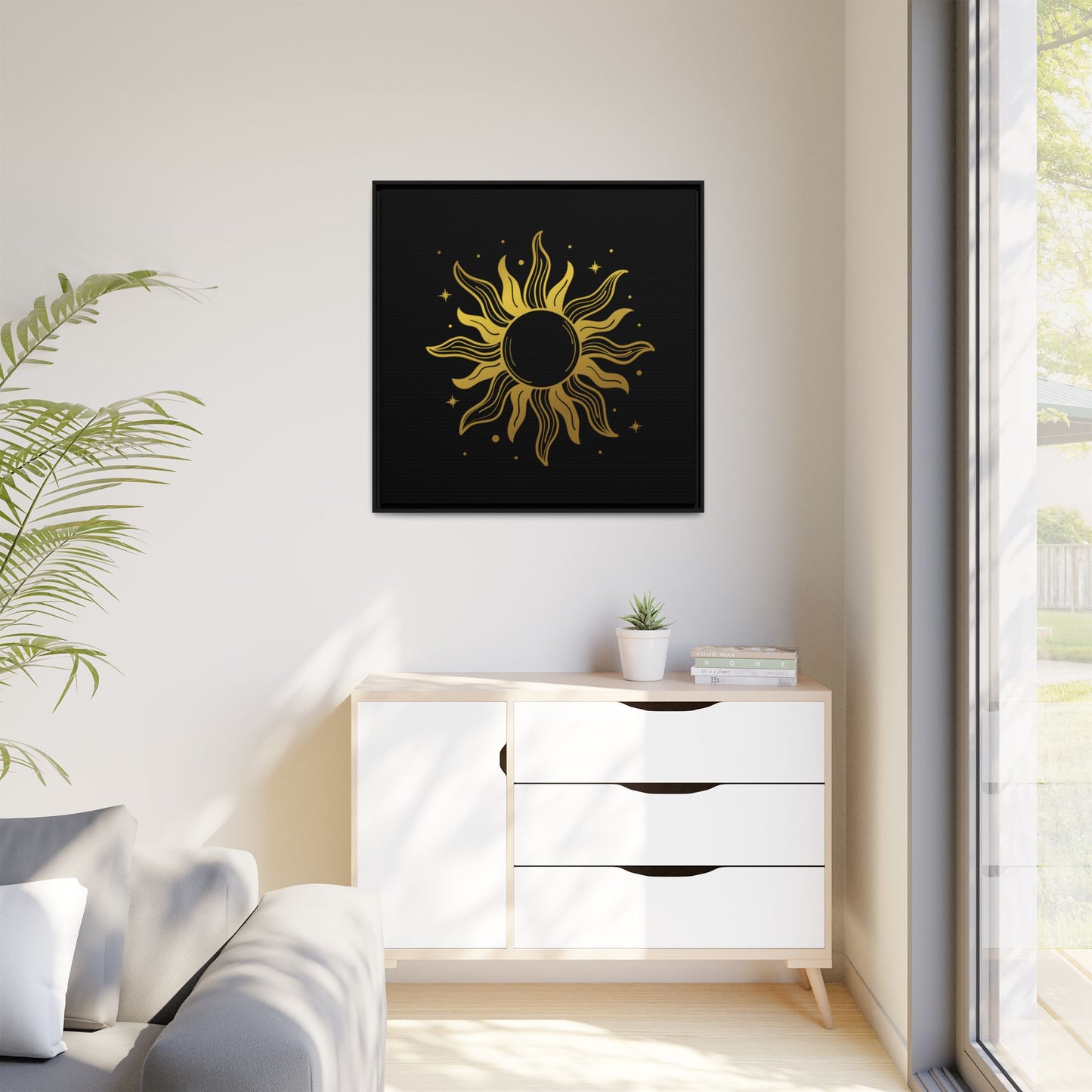 Matte Canvas, Framed (Multi-color)