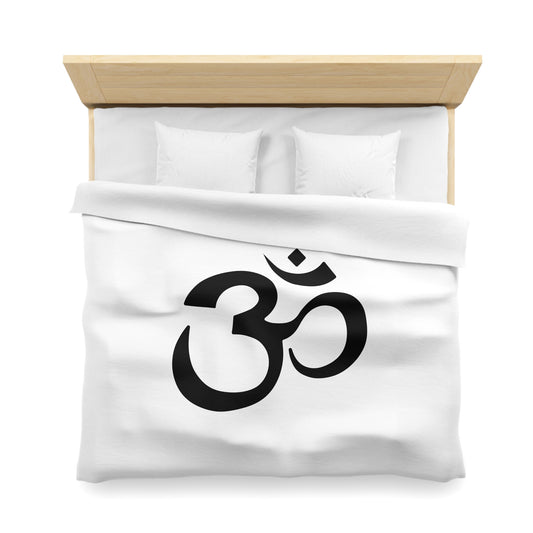 OM ZEICHEN AUM OHM • Luxus Fleece Kuschelweich Bettwäsche 200x200 cm &  220x240 cm