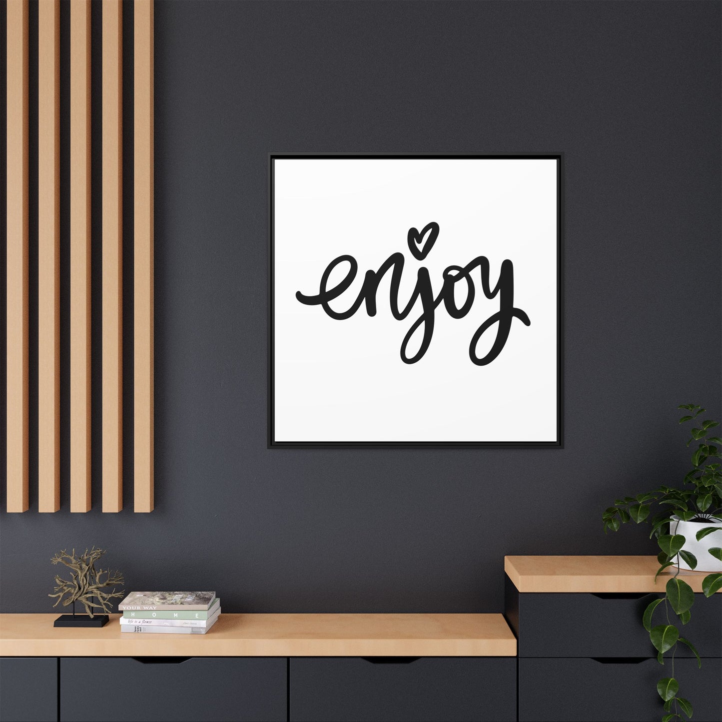 Matte Canvas, Framed (Multi-color)