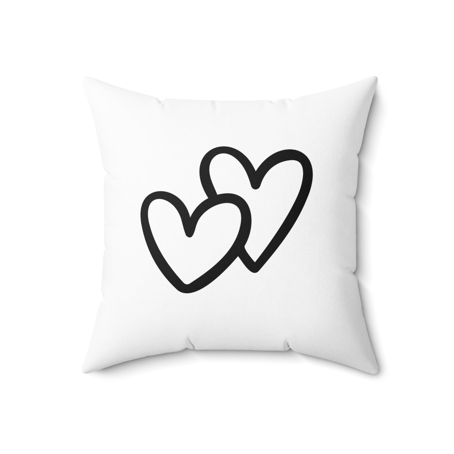 HERZEN NIEDLICH • Liebesbeweis Geschenk, LOVE Liebesbotschaft • Deko Kissen mit Reißverschluss Quadratisch Weiss