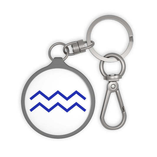 WASSERMANN SYMBOL AQUARIUS STERNZEICHEN Tierkreiszeichen • Edler Luxus Schlüsselanhänger mit Karabiner für Frauen & Männer
