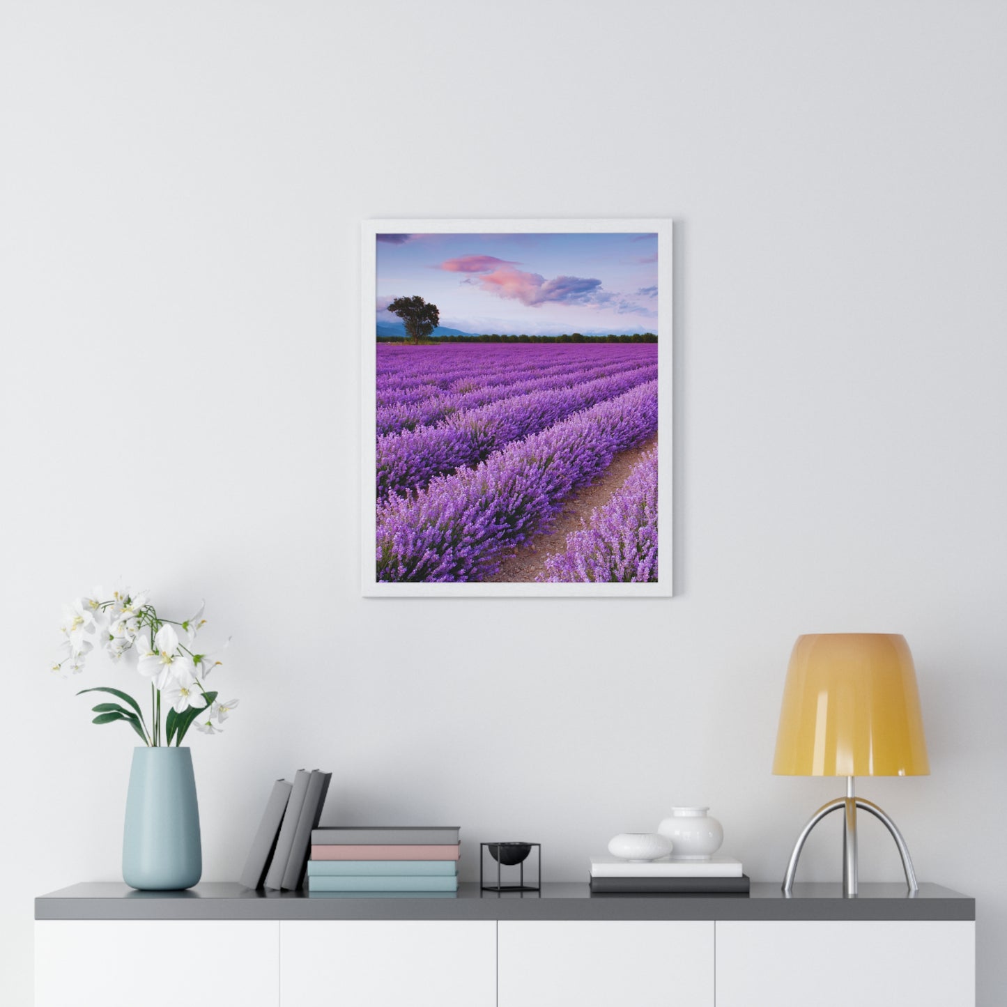 Vertical Framed Poster  • Provence Camargue Urlaubsmotiv