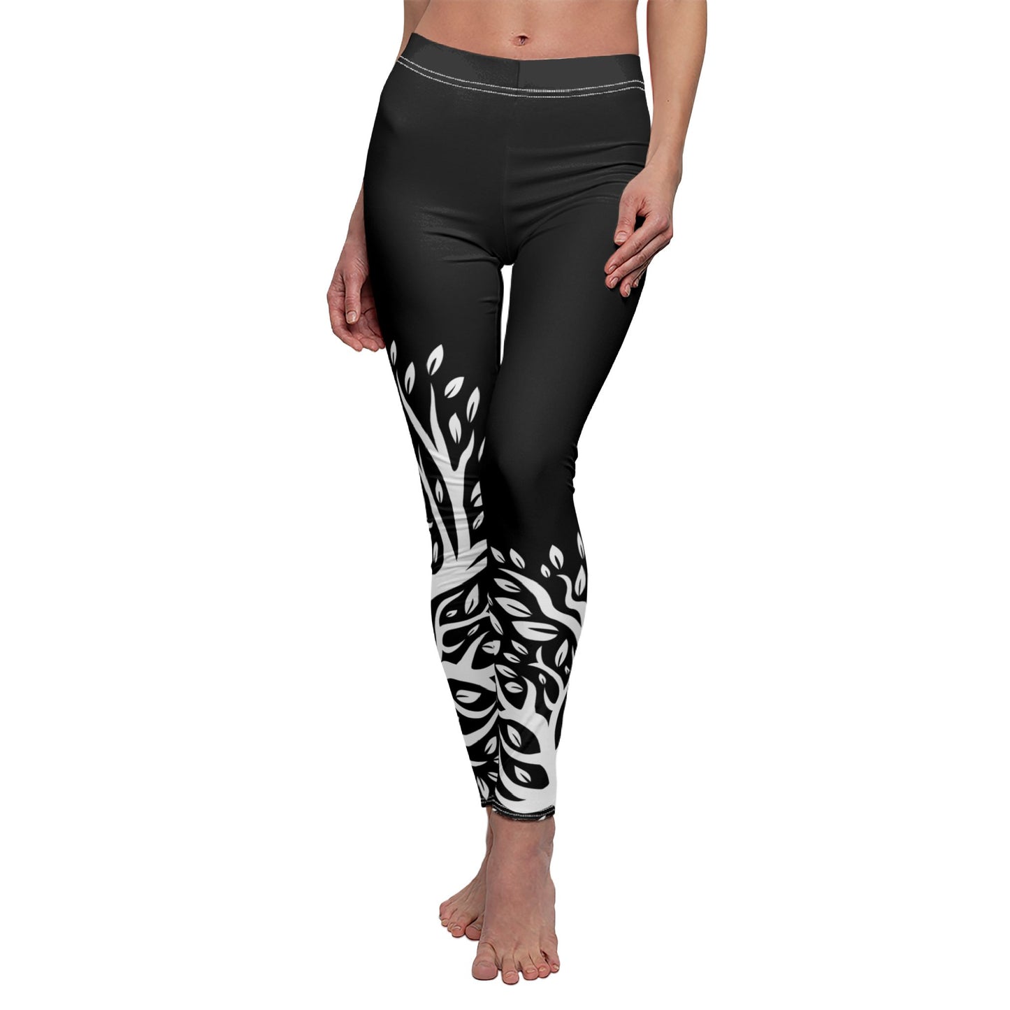 OLIVENBAUM • Damen Leggins Schwarz • Beste Leggings für Sport & Freizeit