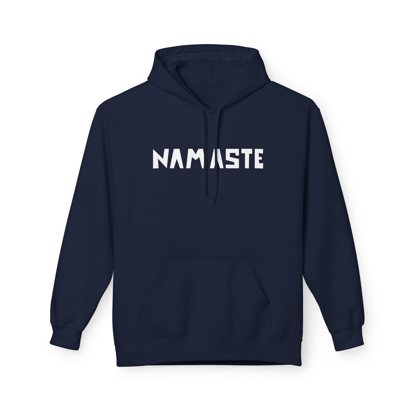 NAMASTE YOGA SPRUCH, HINDUISTISCHER GRUß, SANSKRIT BEGRÜßUNG • Kuschelweicher Hoodie für Damen & Herren • Baumwolle 🌿