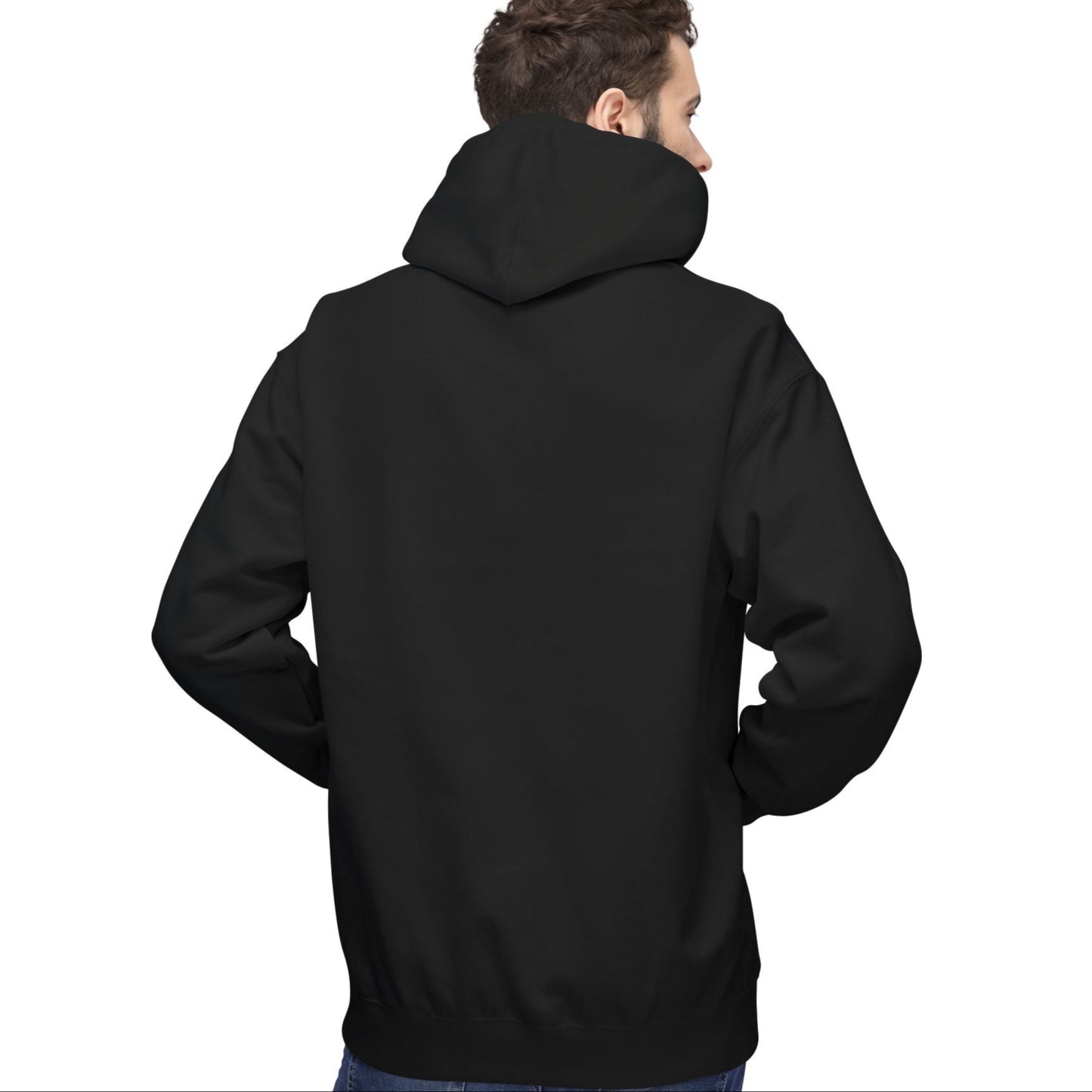 HERZ HERZCHEN HANDGEZEICHNETES DESIGN BILD MOTIV • Fleece Fitness Hoodie für Damen & Herren Kuschelpullover • Baumwolle 🌿