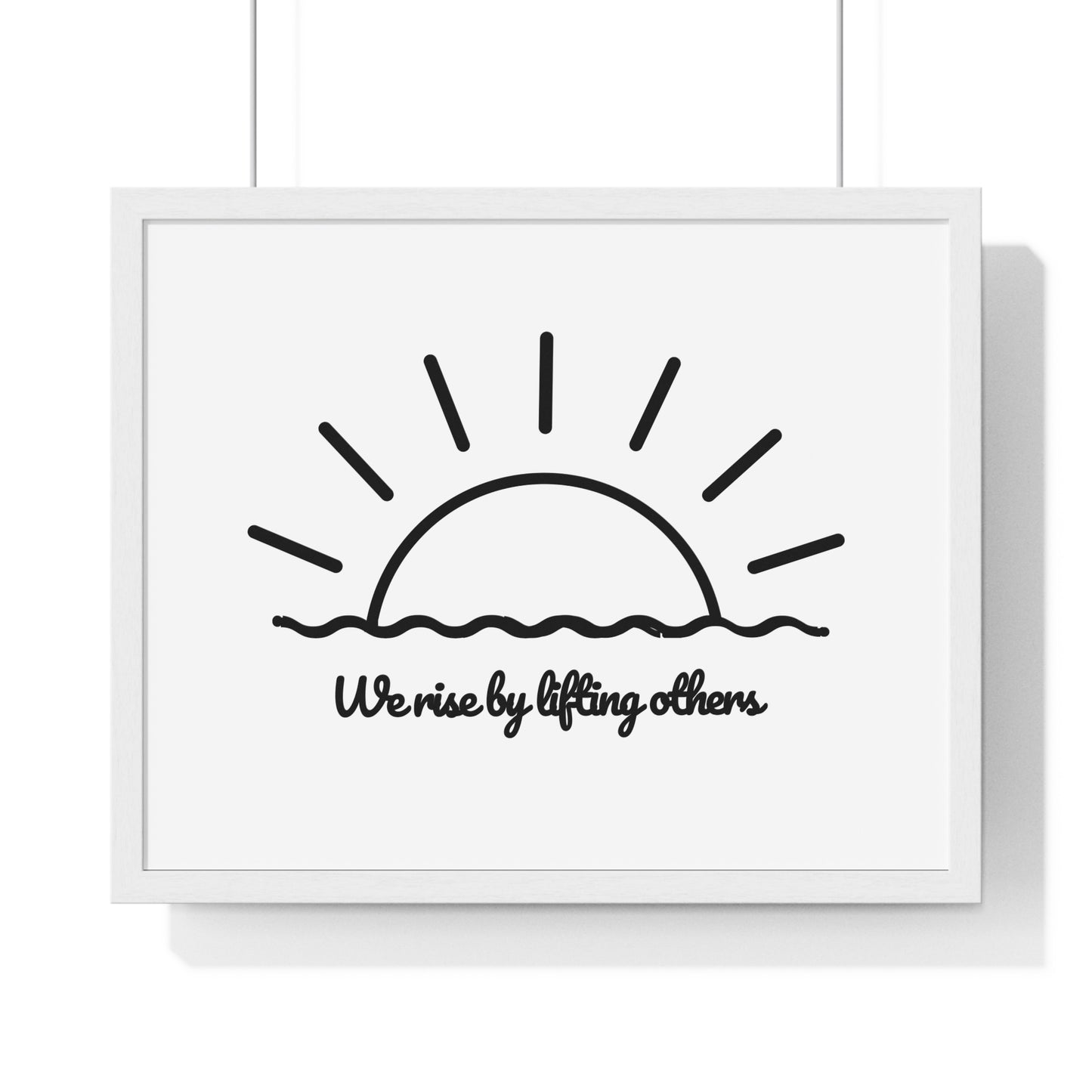 Horizontal Framed Poster