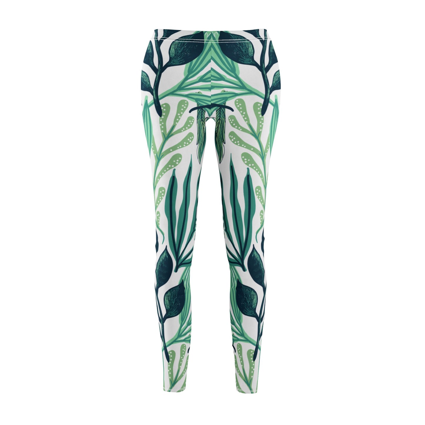 FLORALES PFLANZENMUTER BLUMENBLÄTTER DESIGN Außergewöhnlich Extravagant Elegant • Naturliebhaberin Damen-Leggings für Gärtnerin • Beste Leggings für Sport & Alltag
