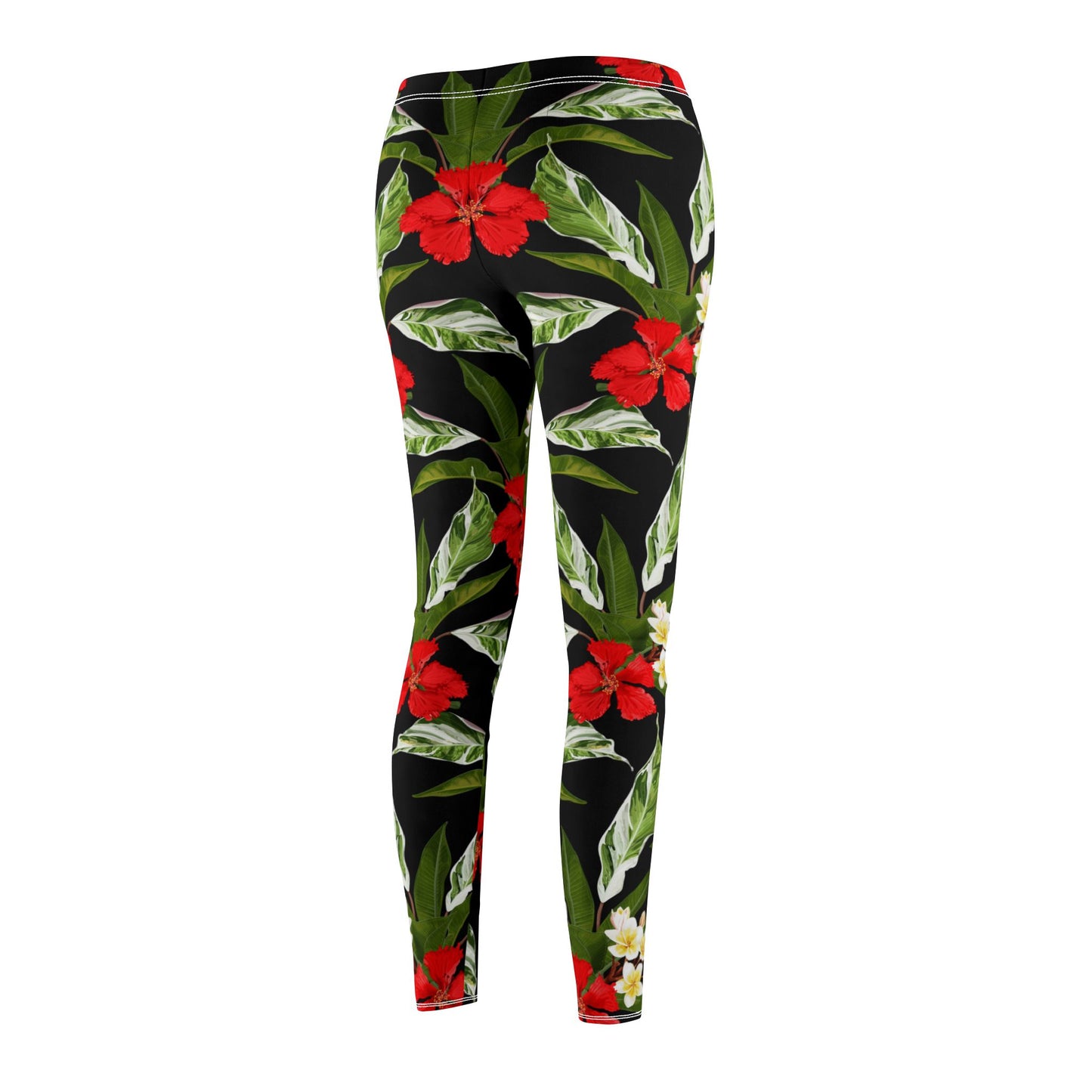 HAWAII BLUMENMUSTER EXOTISCHE DSCHUNGELBLUMEN BLUMENMUSTER • ÄSTHETISCHE Blumenprint Damen-Leggings • Beste Leggings für Sport & Alltag