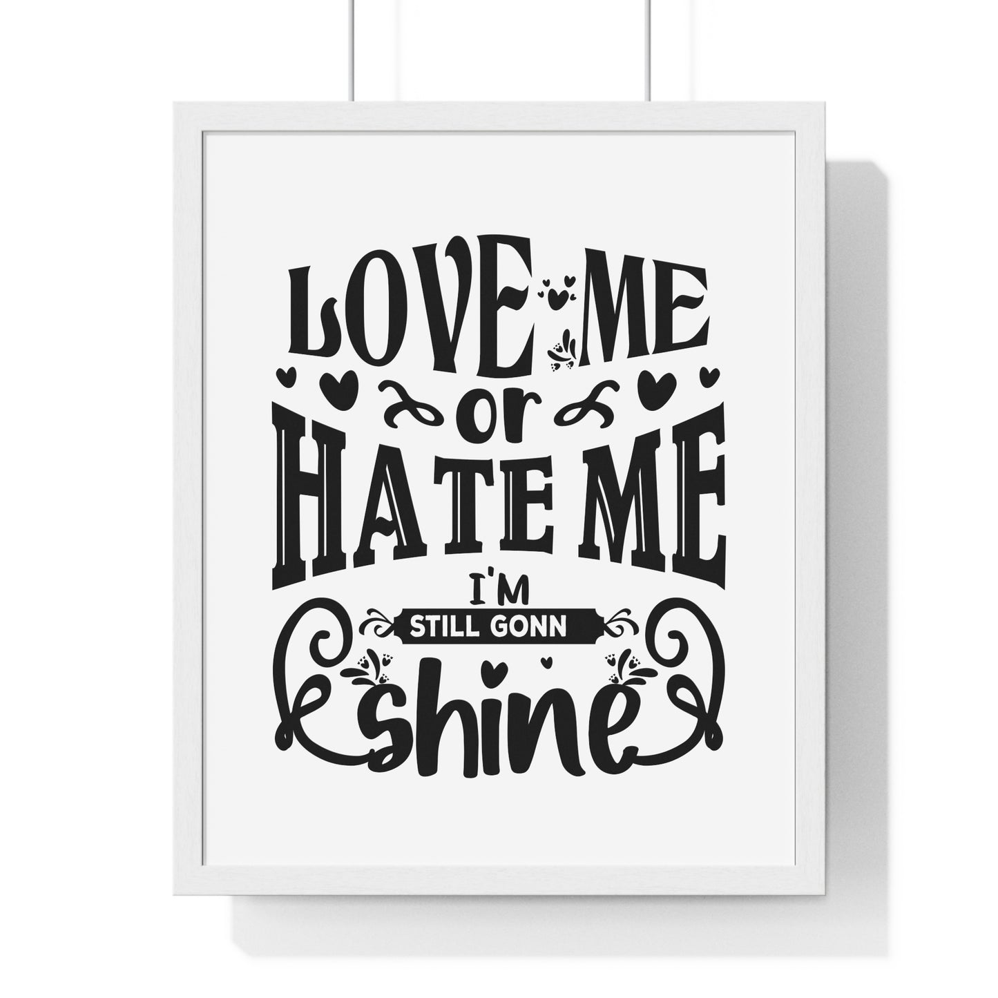 Vertical Framed Poster