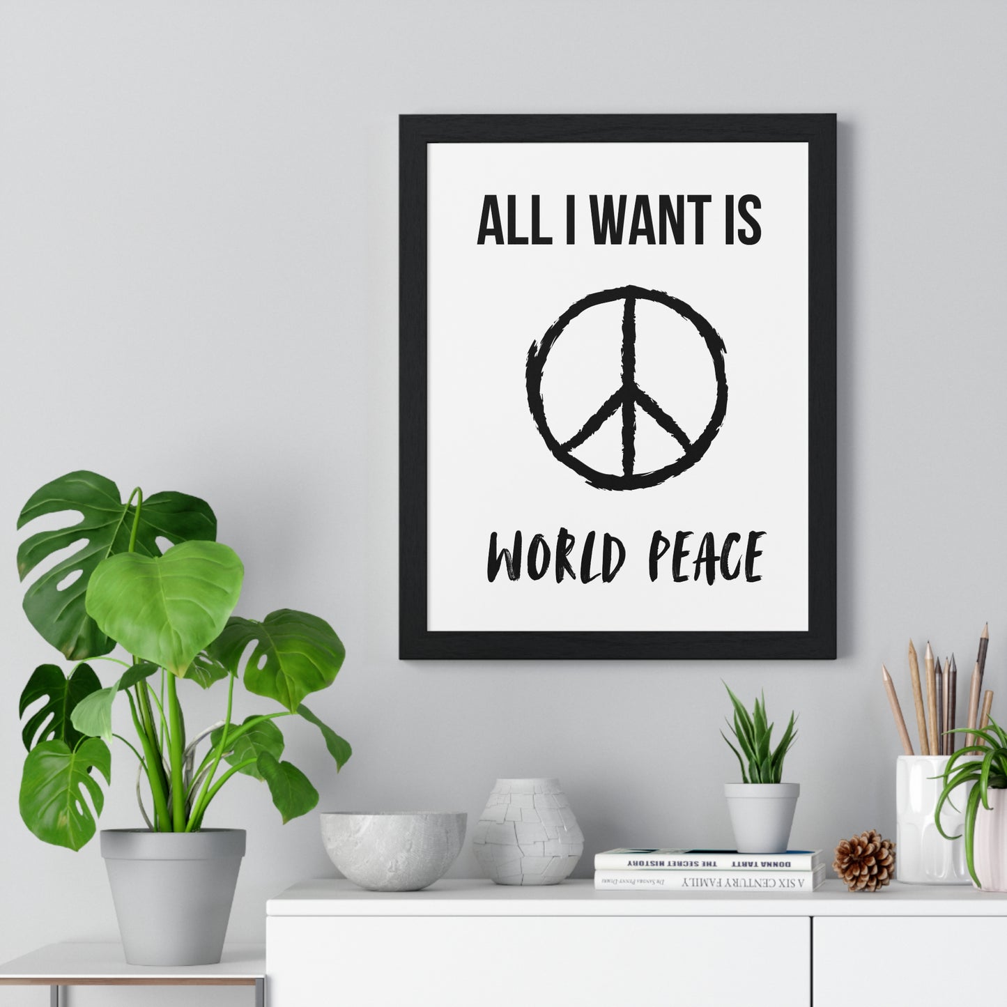 Vertical Framed Poster