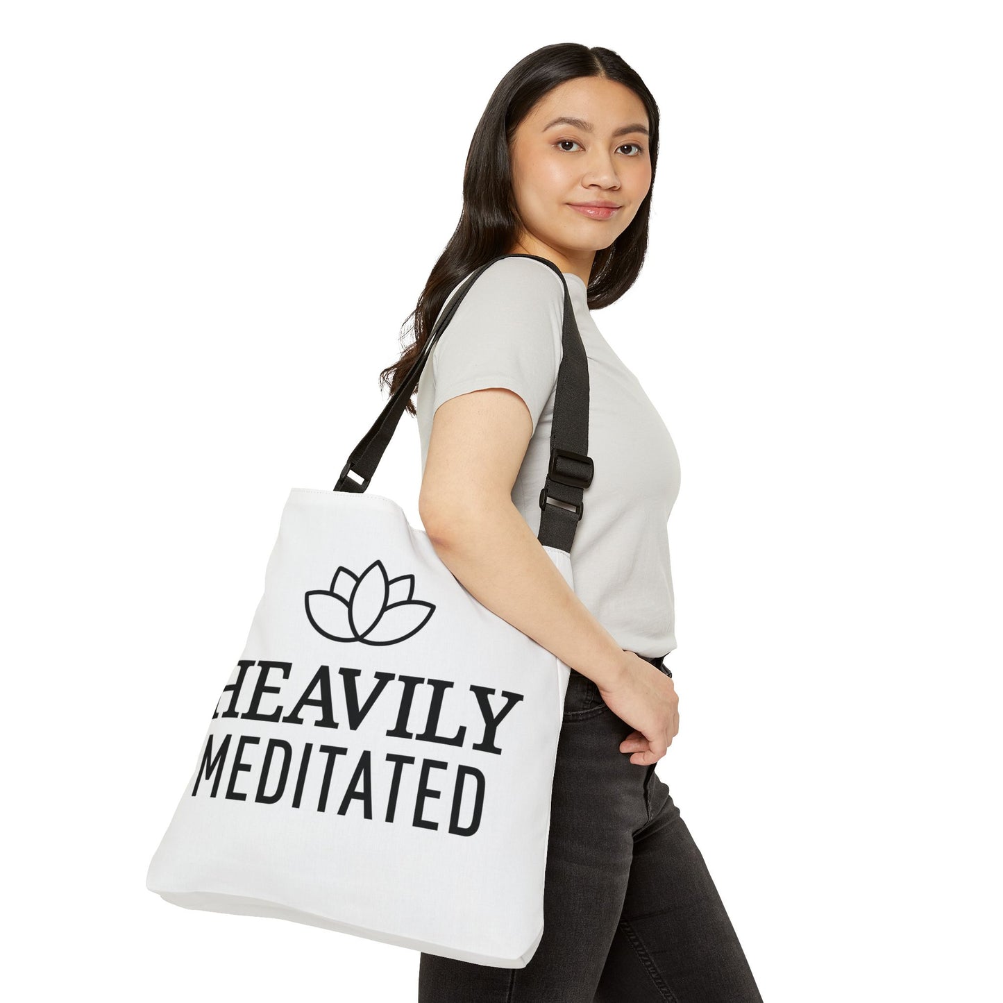 HEAVILY MEDITATED • Tasche mit verstellbarem Träger • Innentasche mit Reißverschluss
