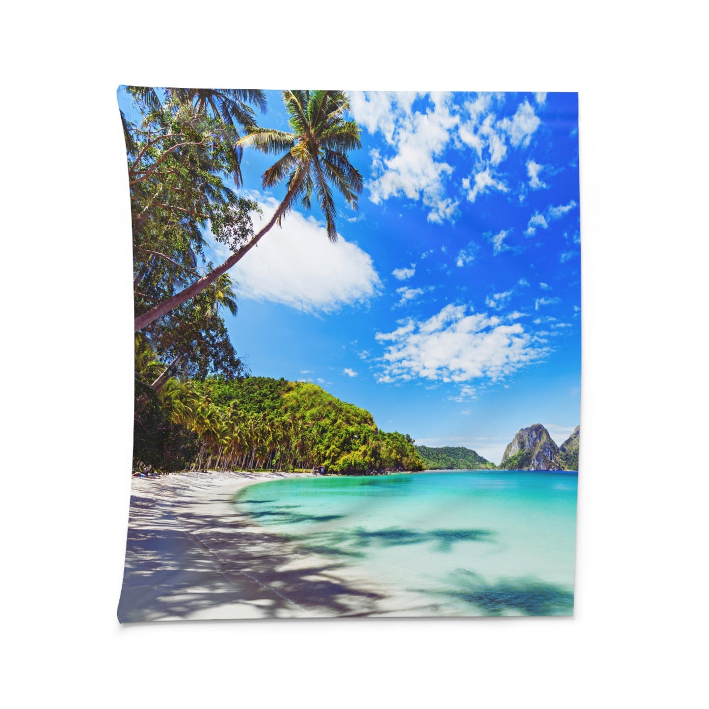 PALMENSTRAND MEER • SommerUrlaub  • Wandtuch • Wandttepich • Wanddekor in v. Größen bis XXL