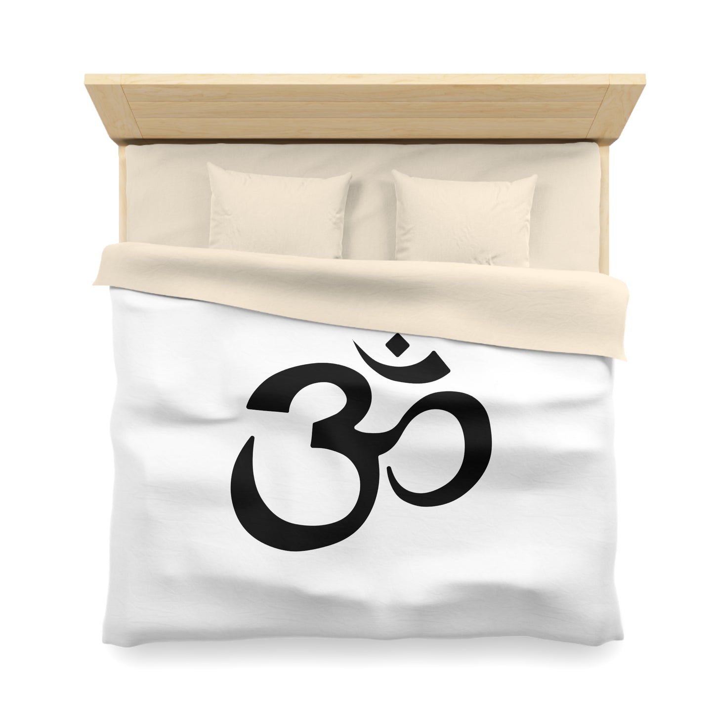 OM ZEICHEN AUM OHM • Luxus Fleece Kuschelweich Bettwäsche 200x200 cm &  220x240 cm