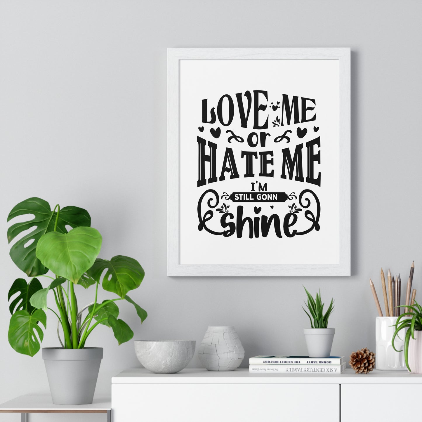 Vertical Framed Poster