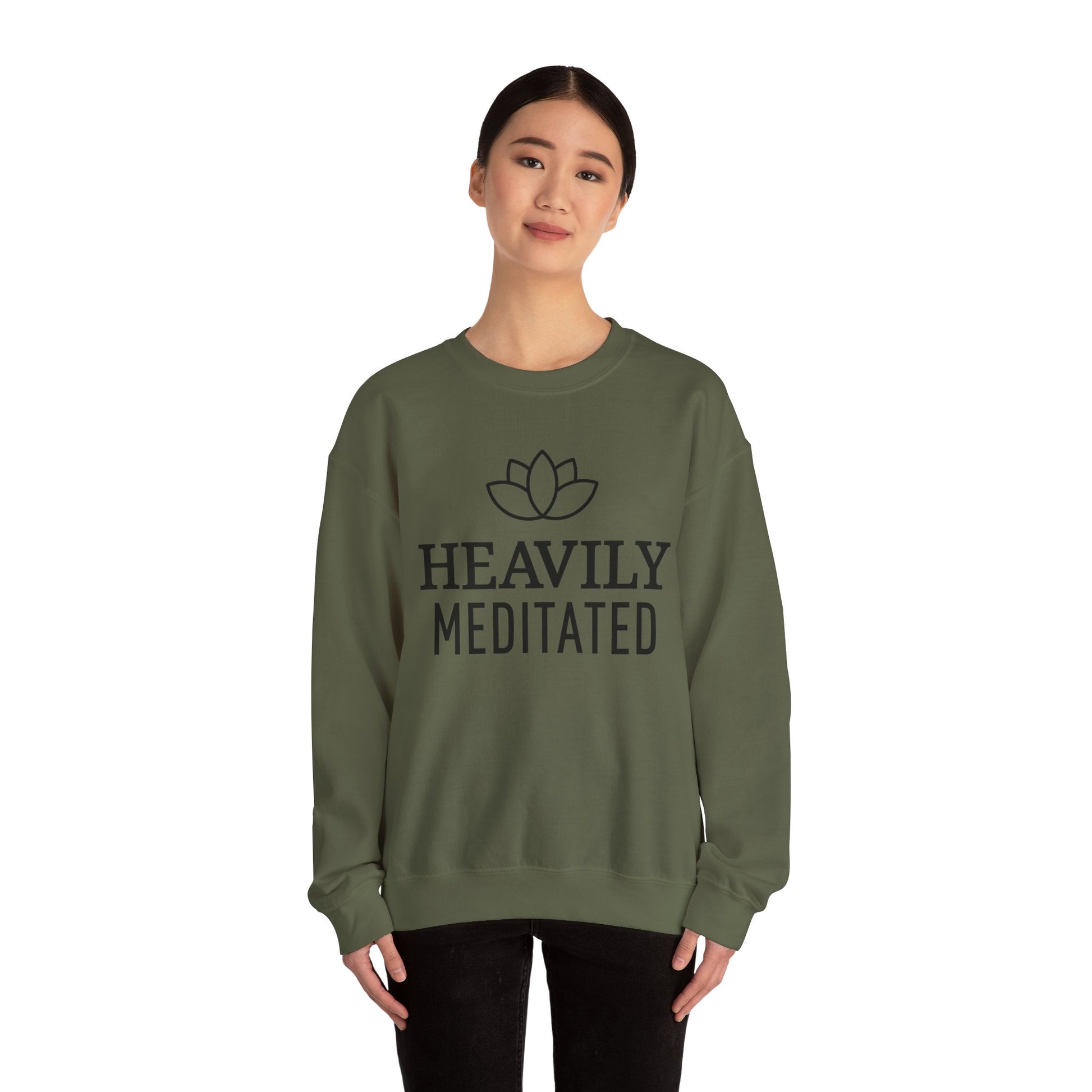 Unisex Heavy Blend™ Crewneck Sweatshirt - YOGA SANTA
