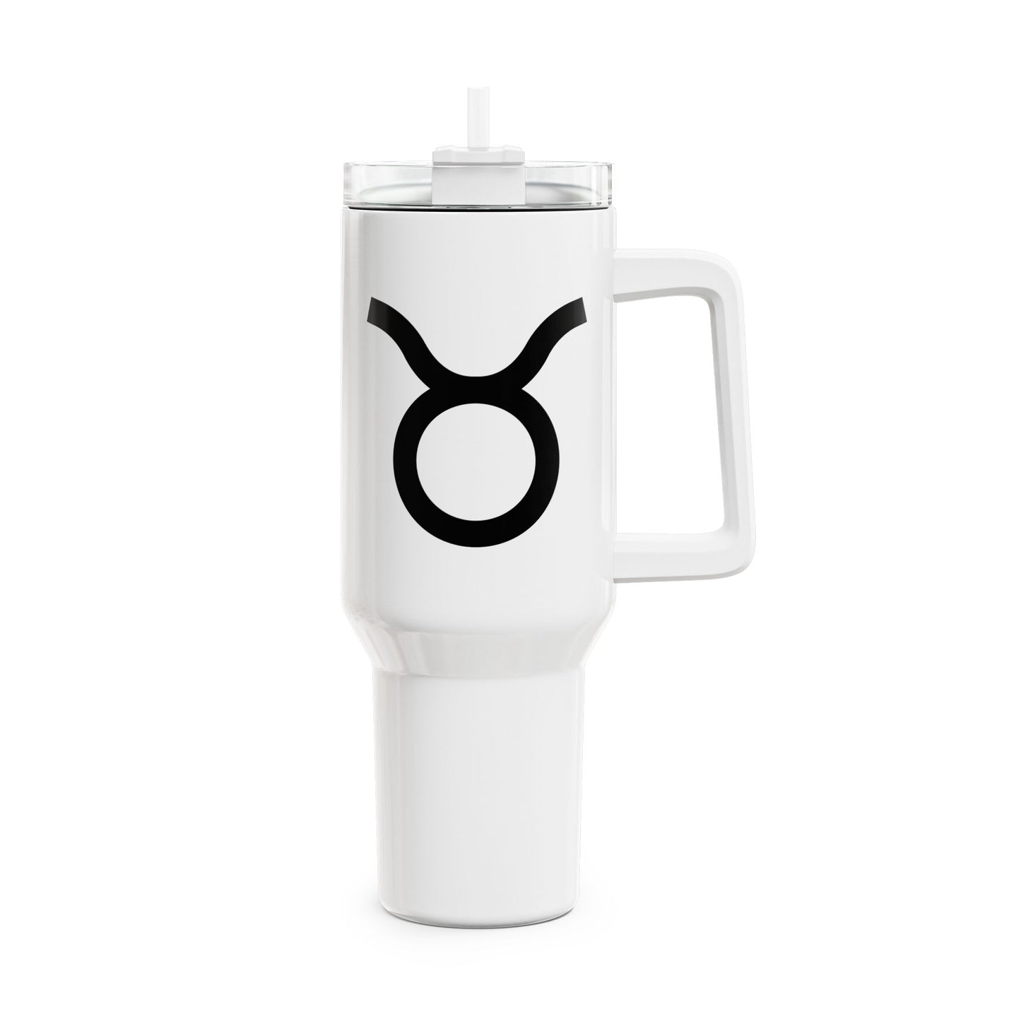 STIER TAURUS Symbol Sternzeichen Tierkreiszeichen • Tumbler mit Henkel & Strohhalm • XXL Reisebecher 1,2L - YOGA SANTA