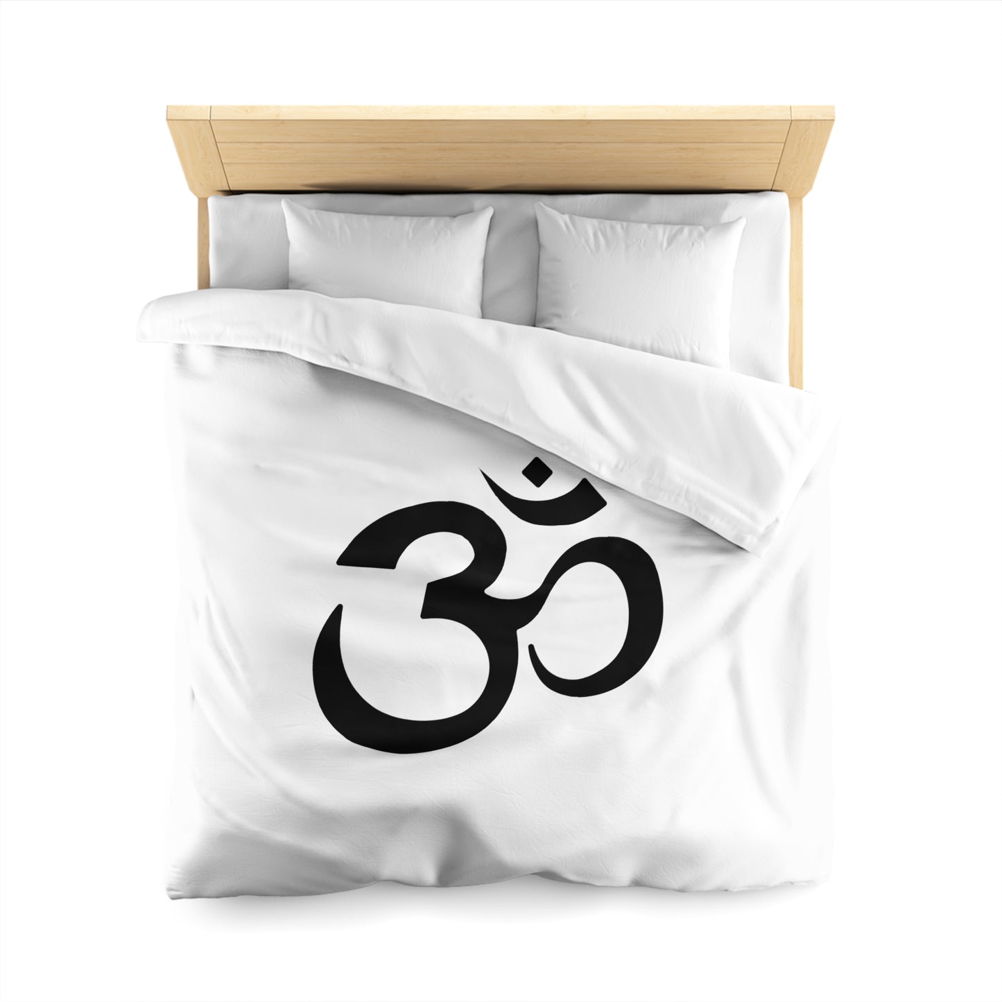 OM ZEICHEN AUM OHM • Luxus Fleece Kuschelweich Bettwäsche 200x200 cm &  220x240 cm