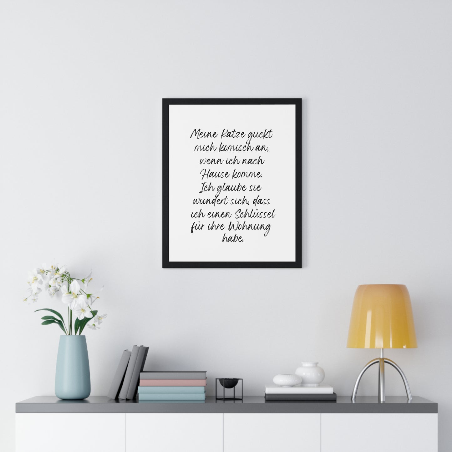 Vertical Framed Poster