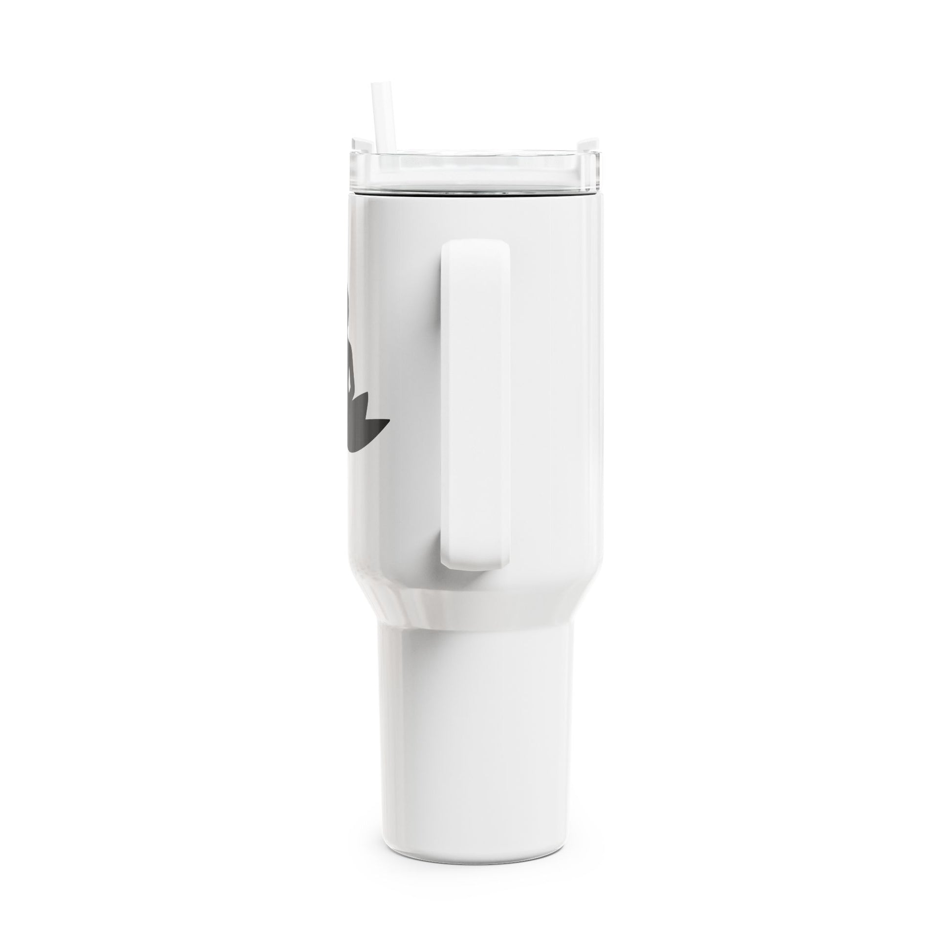 BUDDHA IN LOTUSBLÜTE • Spirituelles Motiv Tumbler mit Henkel & Strohhalm • XXL Reisebecher 1,2L - YOGA SANTA