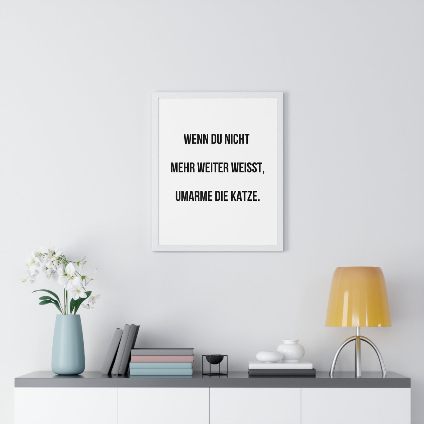 Vertical Framed Poster