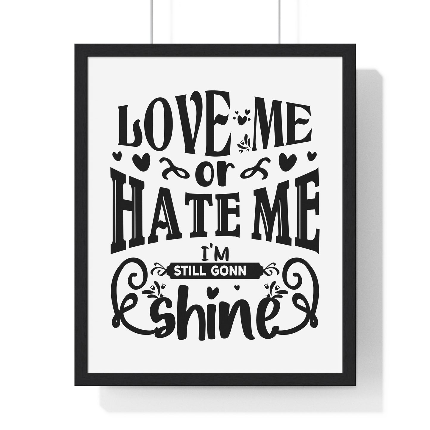 Vertical Framed Poster