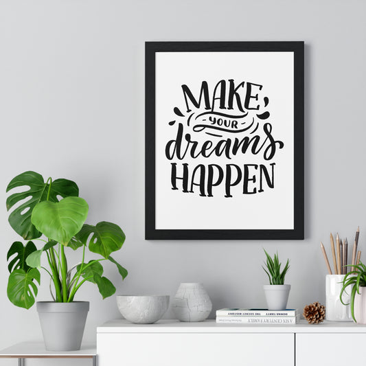 Vertical Framed Poster