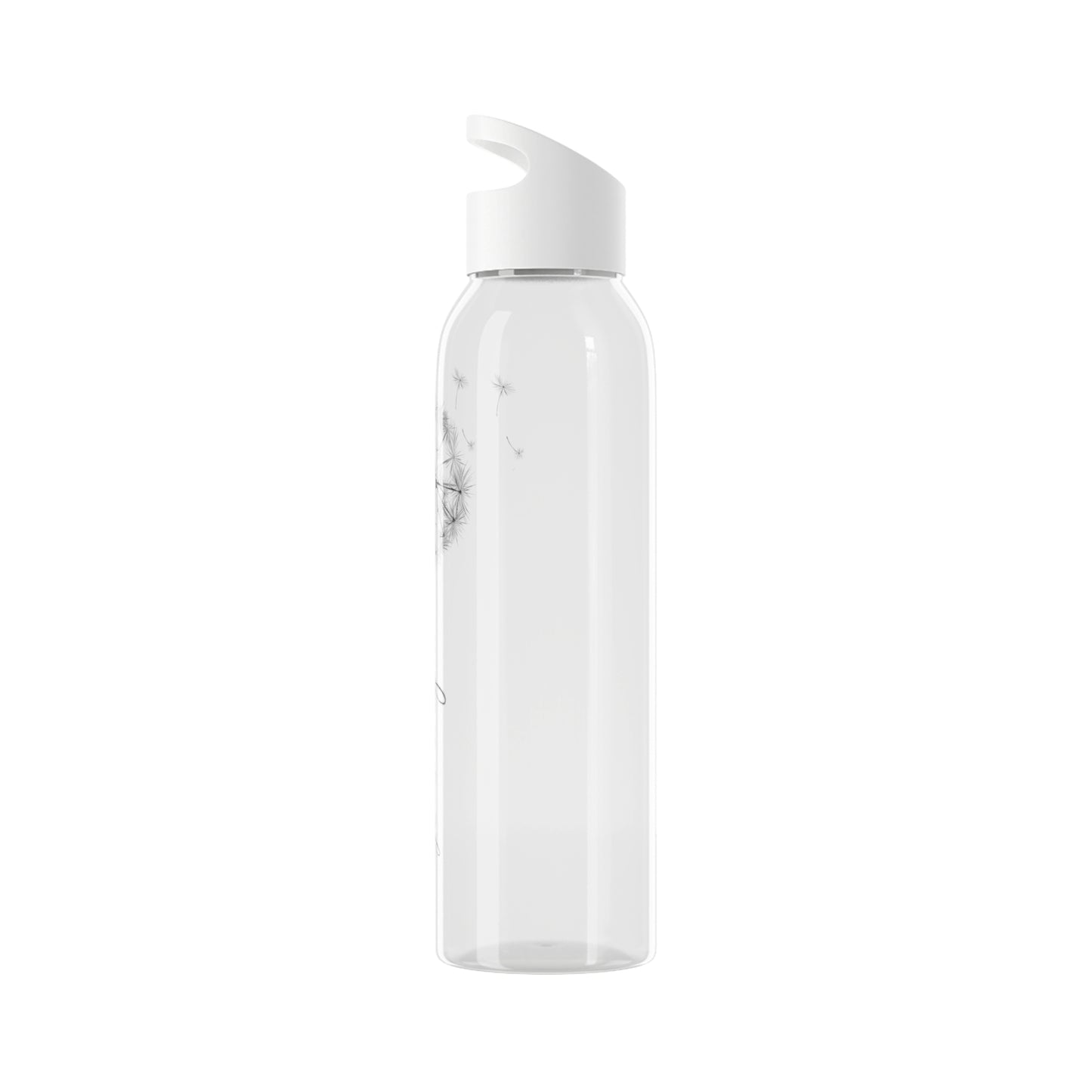 MAKE A WISH • PUSTEBLUMEN CLIPART ÄSTHETISCH • Wasserflasche Sky 650 ml
