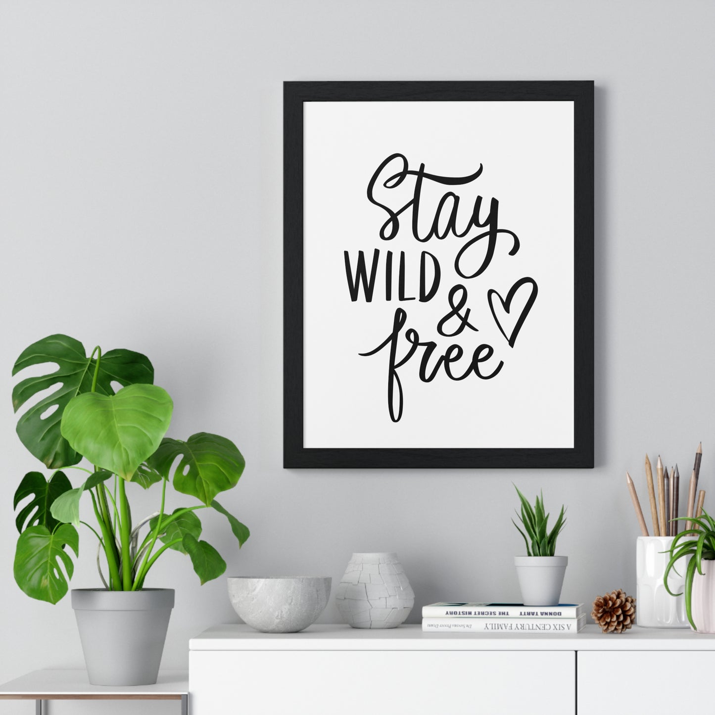 Vertical Framed Poster