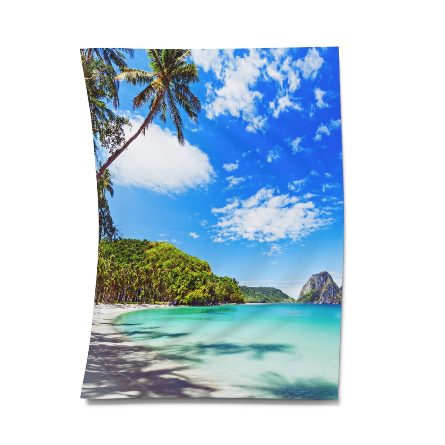 PALMENSTRAND MEER • SommerUrlaub  • Wandtuch • Wandttepich • Wanddekor in v. Größen bis XXL